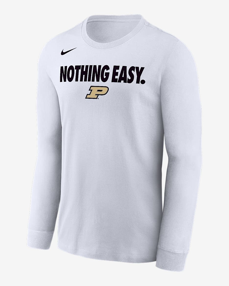 Purdue Men's Nike College Long-Sleeve T-Shirt. Nike.com
